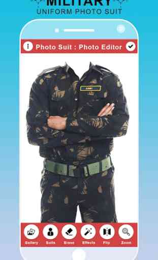 Military Uniform Photo Suit 1