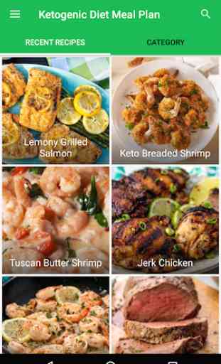 Plan de repas régime cétogène App App 2