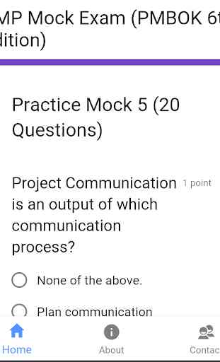 PMP 6th Version 2019 Mini Mock Exam 180 Questions 2