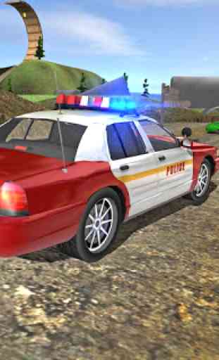 Police de la ville conduite simulateur de voiture 3