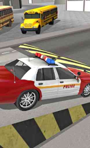 Police de la ville conduite simulateur de voiture 4