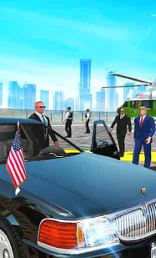 Président hélicoptère, limousine Voiture Conduite 4