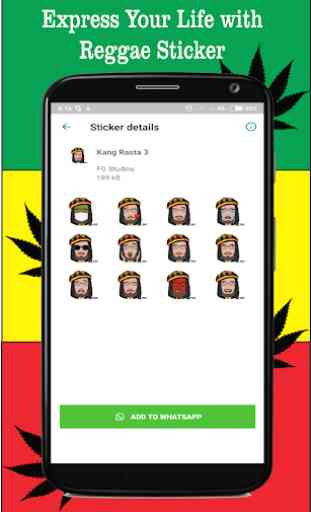 Reggae Rasta Sticker - WAStickerApps 4