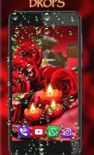 Roses and Candles Live wallpaper 3