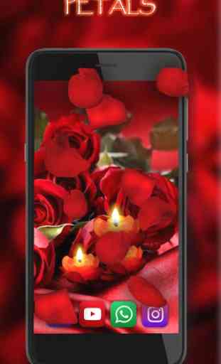 Roses and Candles Live wallpaper 4