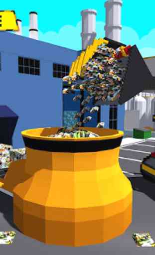Simulateur de conduite de camion à ordures City 1