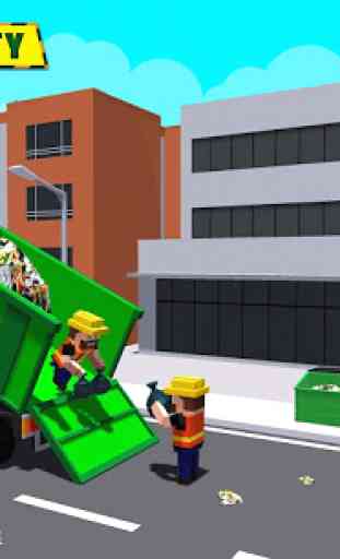 Simulateur de conduite de camion à ordures City 2