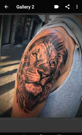 Tatouage Lion 3