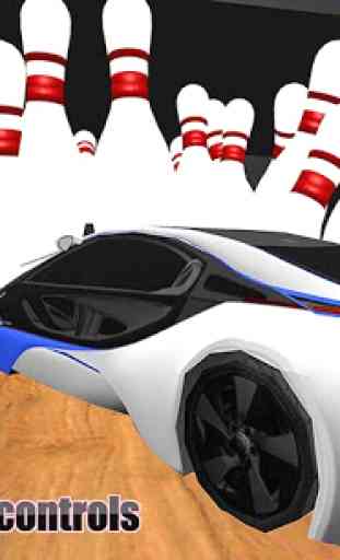 Ultimate Bowling Alley:Stunt Master-Car Bowling 3D 2