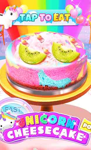 Unicorn Cheesecake Maker - Cooking Games for Girls 1