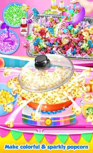 Unicorn Food - Rainbow Popcorn Party 2