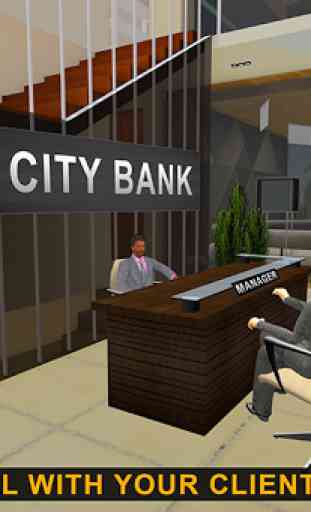 Virtual Bank Manager Real Cashier Simulator 1