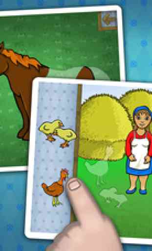 Animaux de la ferme - puzzles gratuits pour les enfants et les tout-petits 1