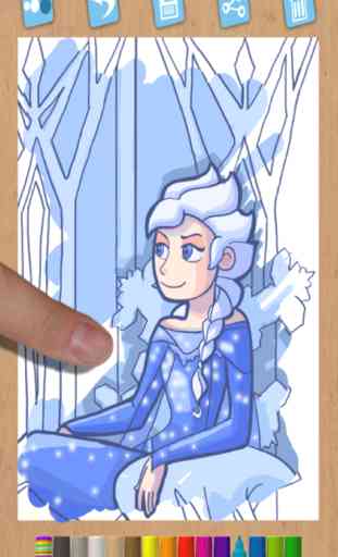 Grattez et peindre les princesses de glace: jeu pour les filles à peindre et couleur 4