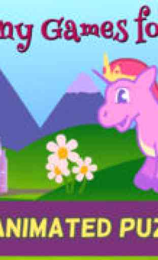 Jeux Poney pour Filles : Puzzles Petit Poney pour Enfants et Tout-petits Qui Aiment les Petit Chevaux, les Licorne et Les Poneys De Princesse Gratuit 1
