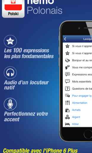 Nemo Polonais - App gratuite pour apprendre le polonais sur iPhone et iPad 1