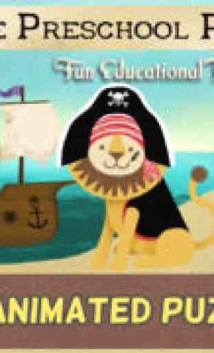 Puzzle préscolaire de Pirates - Jeux éducatifs amusants pour Enfants en bas âge et des activités scolaires pour garçons et filles 1