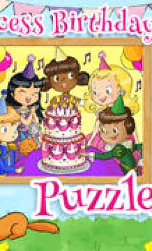 Puzzles d'Anniversaire de Princesse pour Enfants: Assiste à une fête royale avec les Puzzles d'Anniversaire de Princesse! 1