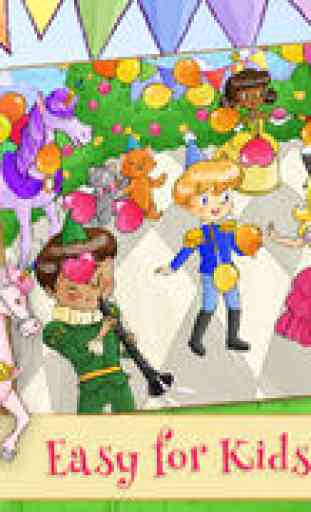 Puzzles d'Anniversaire de Princesse pour Enfants: Assiste à une fête royale avec les Puzzles d'Anniversaire de Princesse! 2