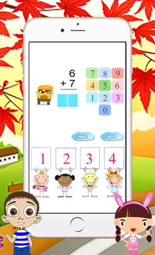 Addition : Jeux Math gratuit pour les enfants 2
