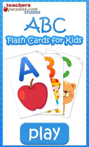Cartes ABC pour les enfants 1