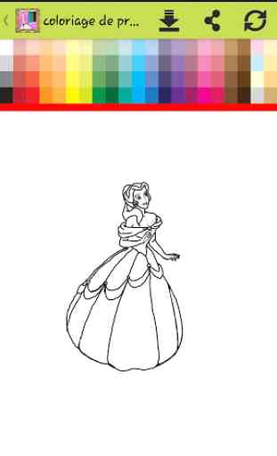 Coloriage de princesses 3