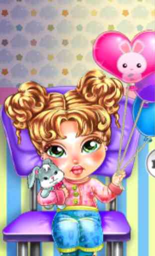 Prenez soin de la fièvre de bébé:Princesse Jeux Gratuits 3