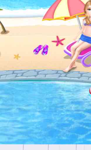 Princesse piscine et plage 3
