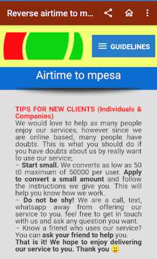 Airtime To Mpesa or Cash Kenya 2