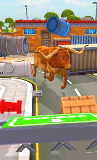 Angry Bull City Rampage: Bull Games 3