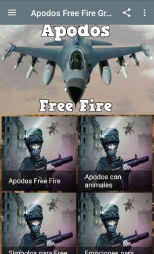 Apodos Free Fire Gratis 1