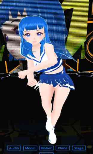 AR Dancing Girl Anime MMD 3