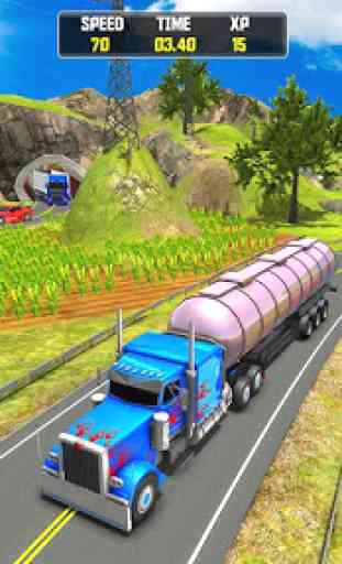 Big Oil Tanker Truck City Oil Transporter 3D 2