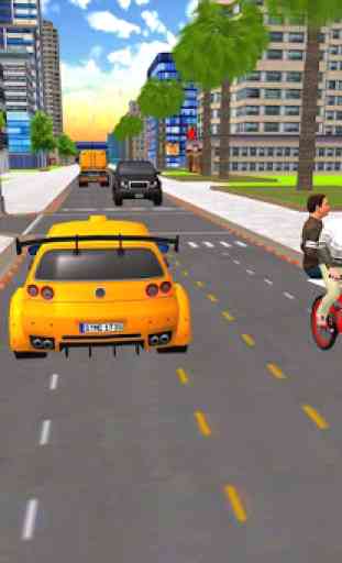 BMX Bicycle Taxi Driving: City Transport 2