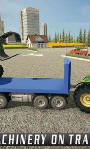 Camion de transport de vraies machines agricoles 3