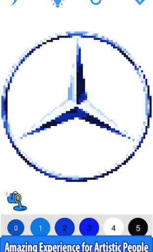 Cars Logo Color by Number: Pixel Art Coloring Book 4