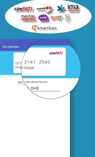 Cek Nomor Kartu Operator Provider Indonesia 3