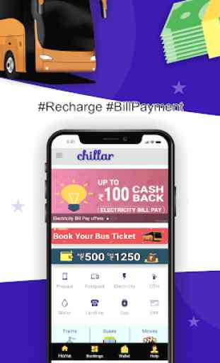 Chillar - Recharge,Money Transfer, Earn Money 3