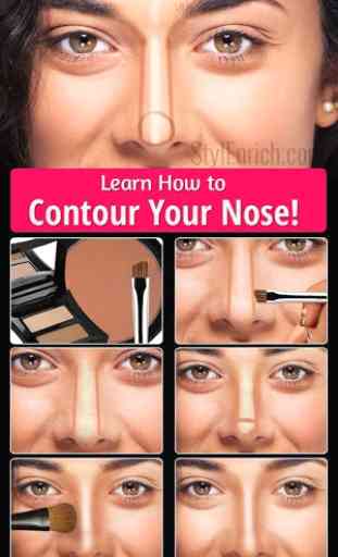 Contouring nez tutoriels de maquillage 1