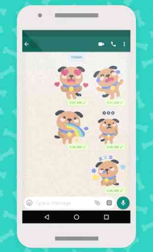 Cute Dog Stickers For WhatsApp 3