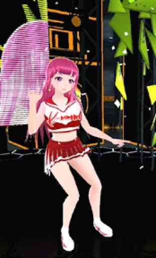 Dancing Girl Anime MMD 1