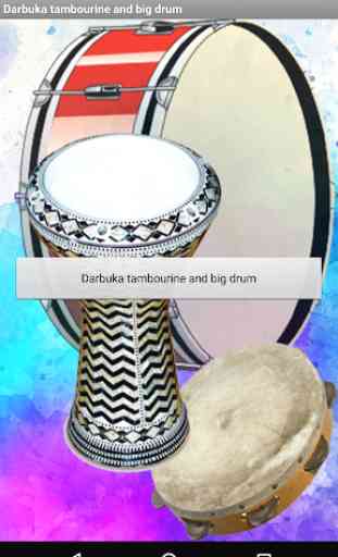 Darbuka  tambourine and big drum 1