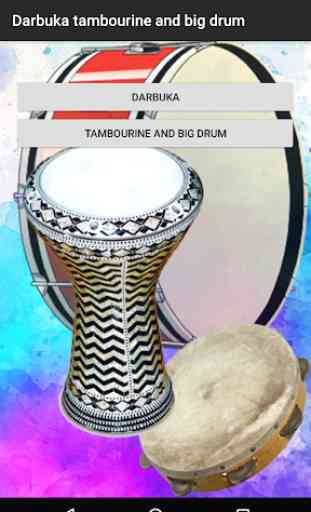 Darbuka  tambourine and big drum 2
