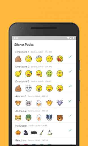 Emoticons Sticker Pack for WhatsApp 1