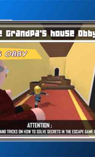 Escape Grandpa's house Simulator Obby Tips ! 4