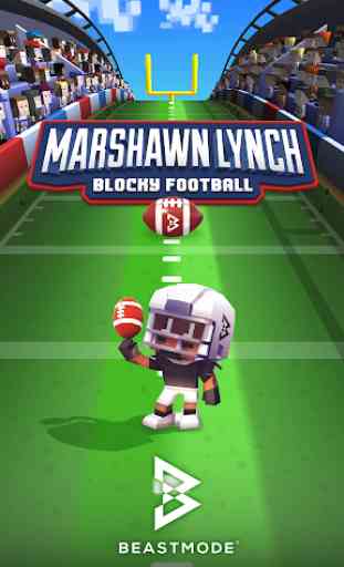 Marshawn Lynch Blocky Football 1