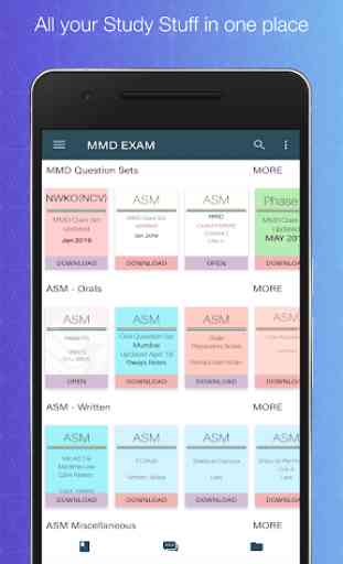 MMD Exams - Preparatory Study Material 1