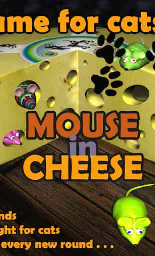 Mouse in Cheese: 3D game for cats 3