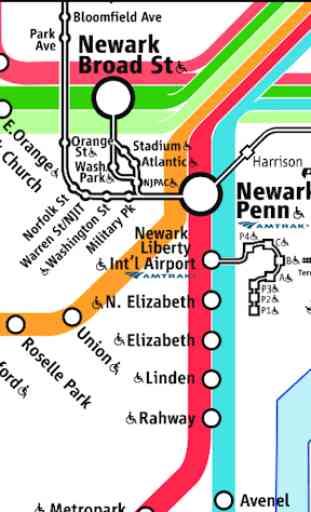 New Jersey Rail & Tram Map 3