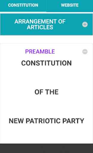 NPP CONSTITUTION 1